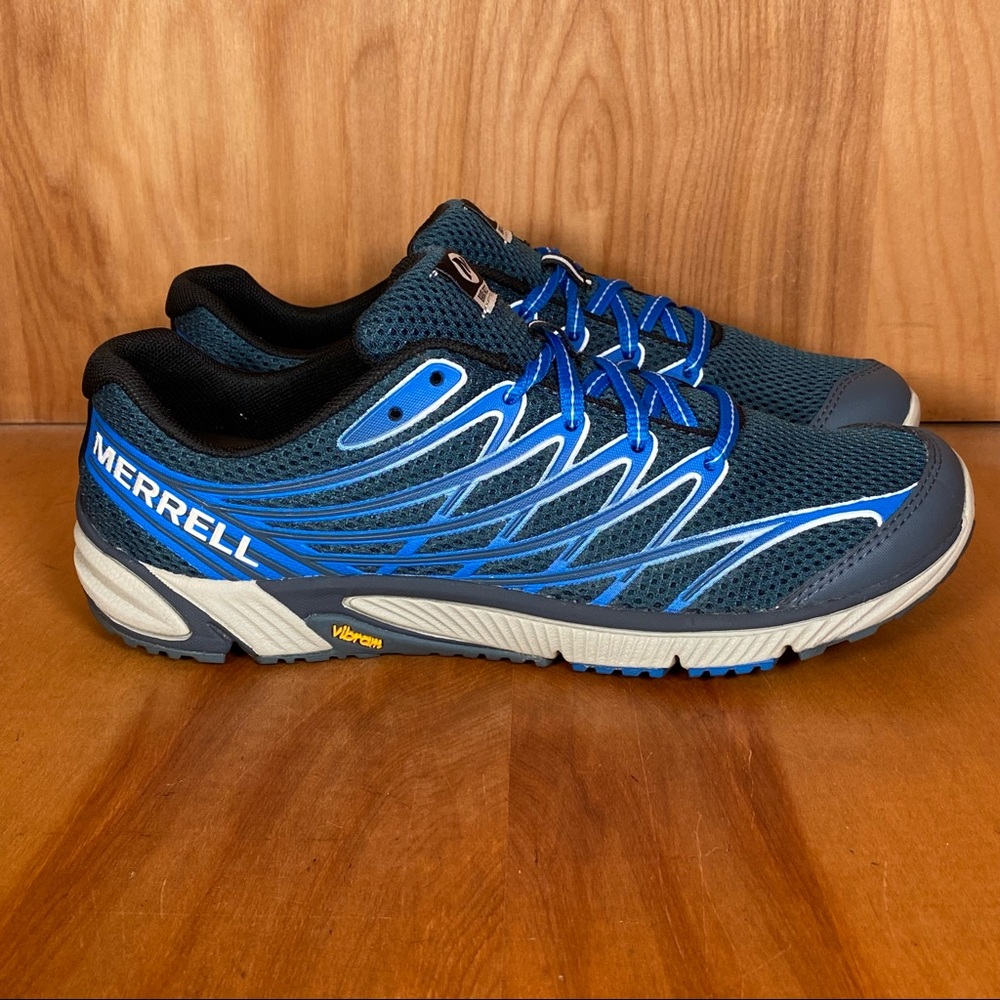 Merrell Bare Access 4 Trail Running Shoes Blue SEF1291